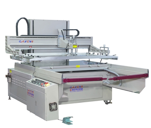 high precision running table screen printing machine