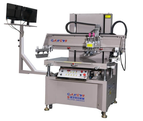 High precision CCD positioning screen printing machine
